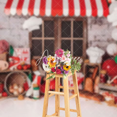 Aperturee - Aperturee Shop Theme Christmas Cake Smash Photography Backdrop