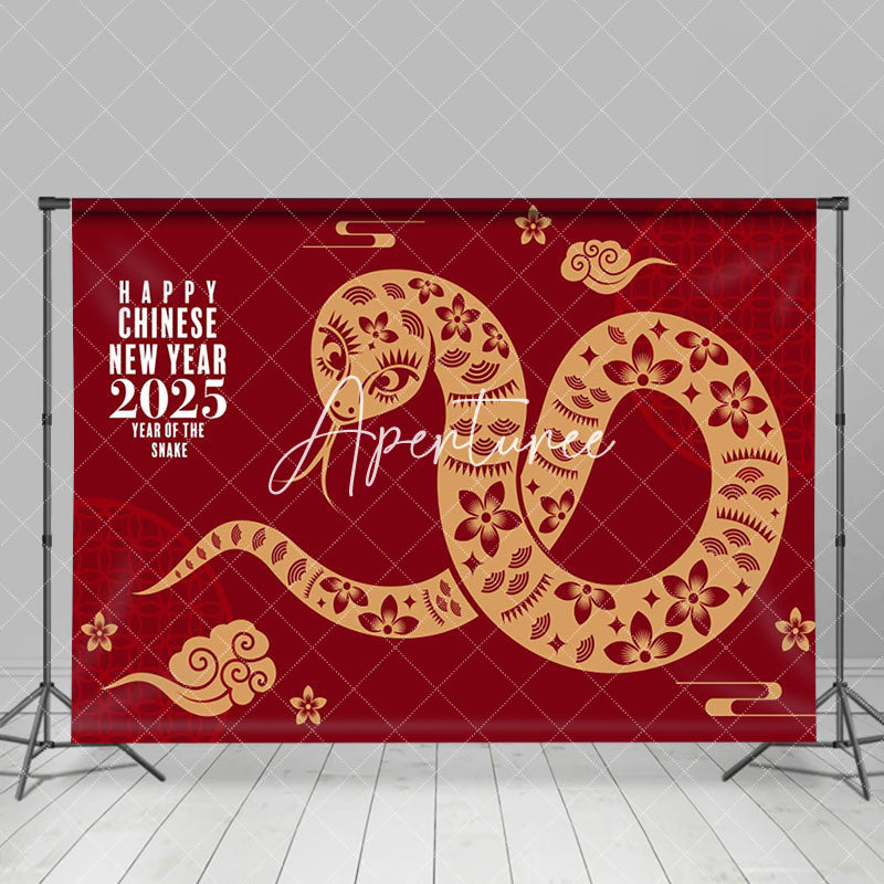 Aperturee - Aperturee Simple Vibe Lunar Year Of The Snake Holiday Backdrop