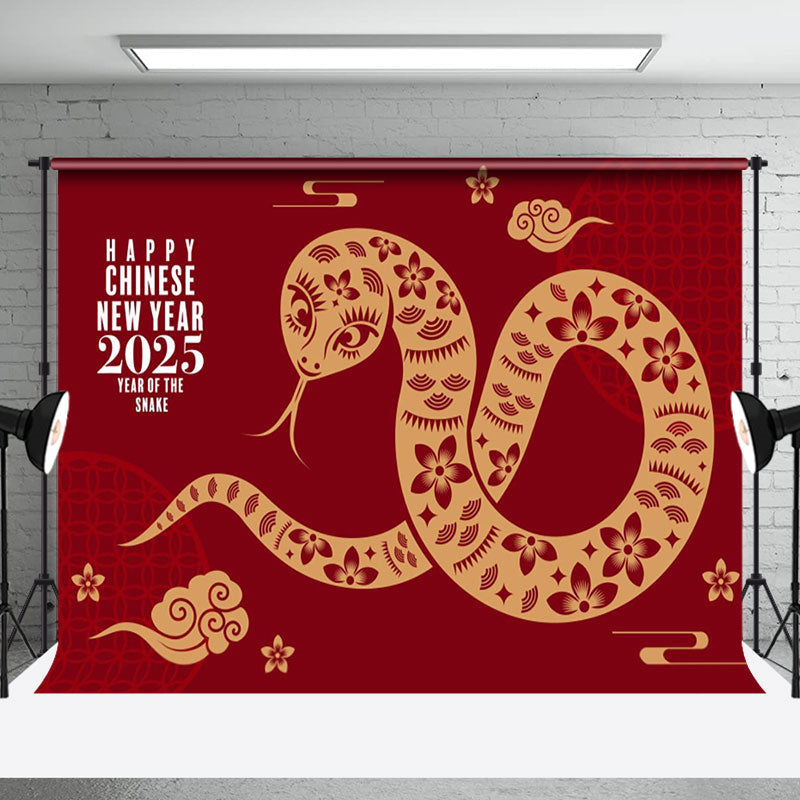 Aperturee - Aperturee Simple Vibe Lunar Year Of The Snake Holiday Backdrop