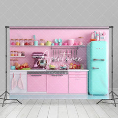 Aperturee - Aperturee Soft Pink Kitchen Display Photography Backdrop