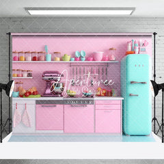 Aperturee - Aperturee Soft Pink Kitchen Display Photography Backdrop