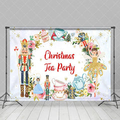 Aperturee - Aperturee Soldiers Cake Desserts Christmas Tea Party Backdrop