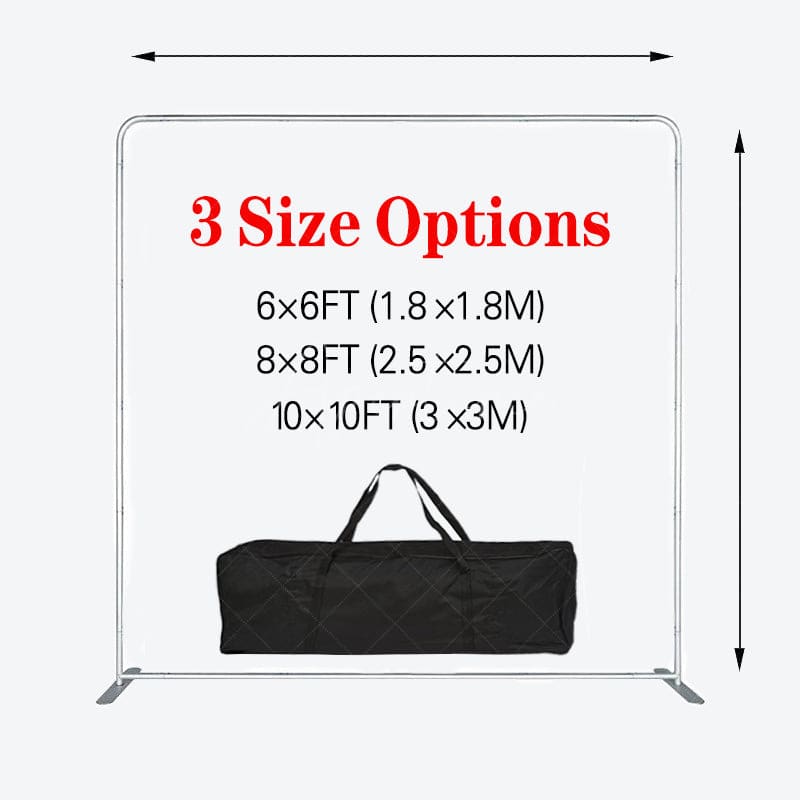 Aperturee - Aperturee Solid Color White Photo Booth Square Pillow Case Backdrop