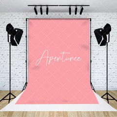 Aperturee - Aperturee Solid Elegant Pink Portrait Photography Backdrop