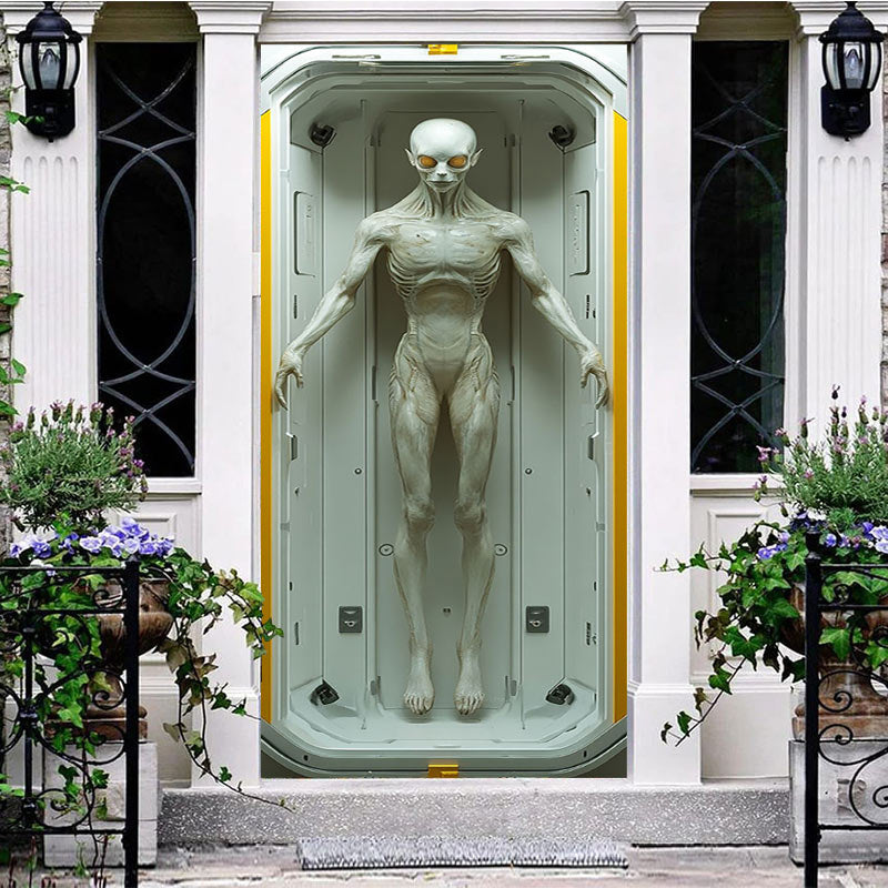 Aperturee - Aperturee Space Capsule Bodybuilding Alien Party Door Cover