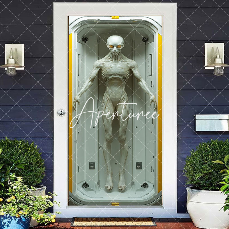 Aperturee - Aperturee Space Capsule Bodybuilding Alien Party Door Cover