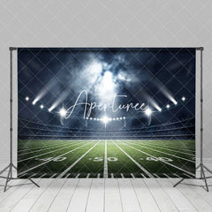 Aperturee - Aperturee Sparkle Spotlight Sports Field Nfl Playoffs Backdrop