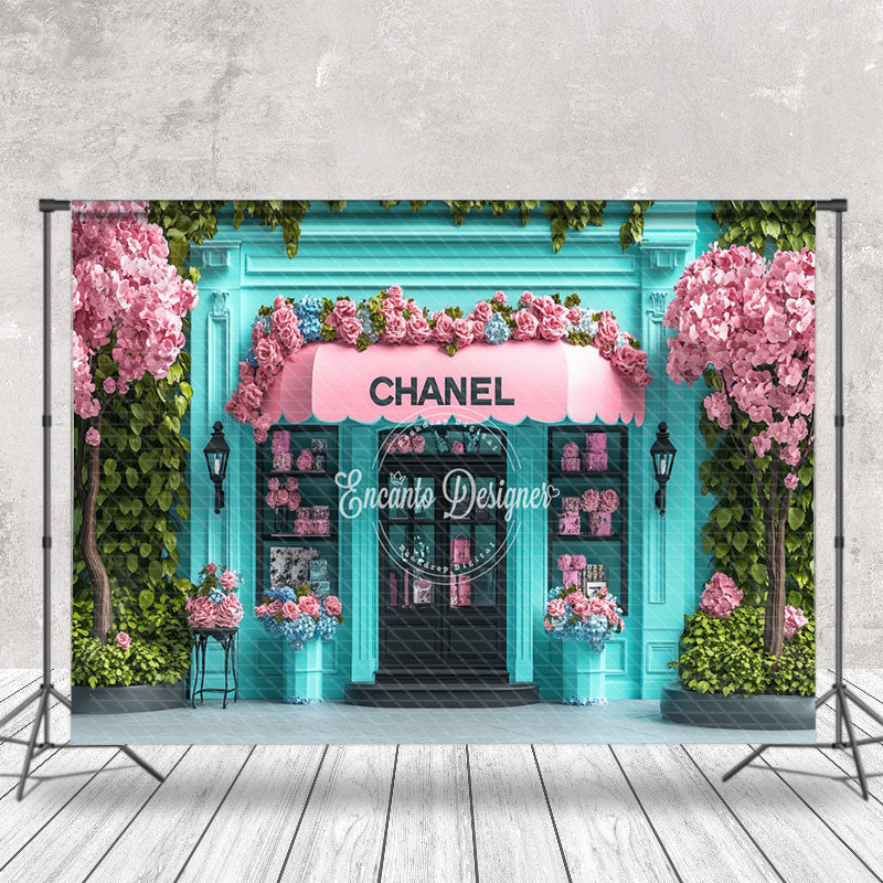 Aperturee - Aperturee Spring Floral Plant Chanel Store Architecture Backdrop