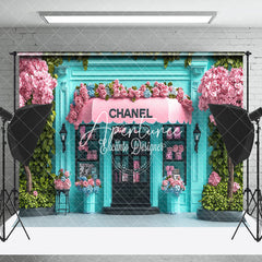 Aperturee - Aperturee Spring Floral Plant Chanel Store Architecture Backdrop