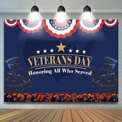 Aperturee - Aperturee Stars America Patriotic Party Veterans Day Backdrop