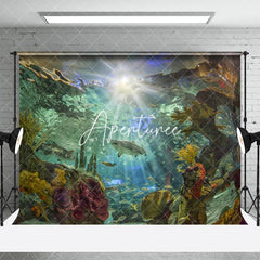 Aperturee - Aperturee Summer Sunshine Shark Under The Sea Combo Set Backdrop