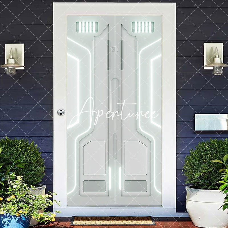 Aperturee - Aperturee Technological Space Capsule Bright Party Door Cover