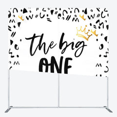 Aperturee - Aperturee The Big One Fabric Backdrop Cover for Birthday Party