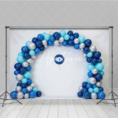 Aperturee - Aperturee Traditional Amulet Evil Eye Blue Balloon Backdrop