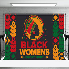 Aperturee - Aperturee Tribal Floral Black Womens History Month Backdrop