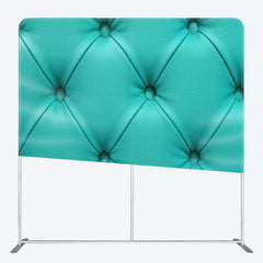 Aperturee - Aperturee Turquoise Tiffany Leather Pattern Backdrop For Party