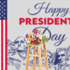 Aperturee - Aperturee Usa Flag Sculpture Sketch Presidents Day Backdrop