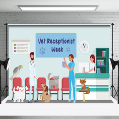 Aperturee - Aperturee Veterinary Hospital Vet Receptionist Week Backdrop