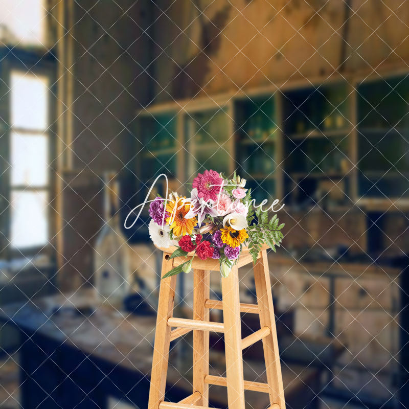 Aperturee - Aperturee Vintage Abandoned Laboratory Architecture Backdrop