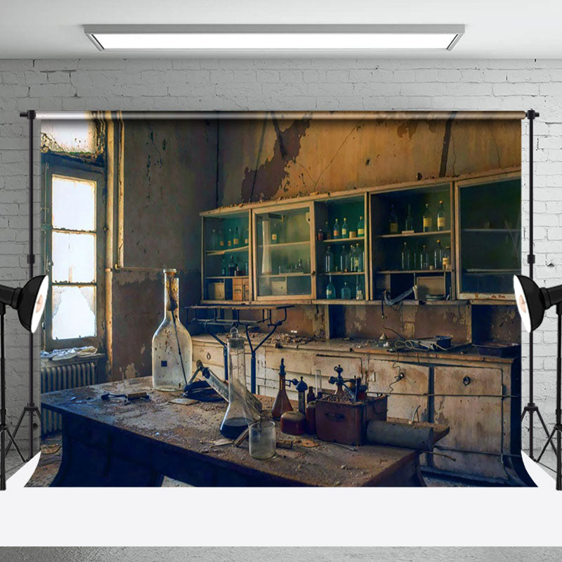 Aperturee - Aperturee Vintage Abandoned Laboratory Architecture Backdrop