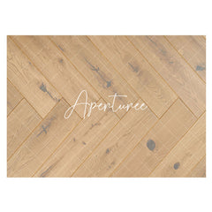 Aperturee - Aperturee Vintage Beige Natural Wooden Grain Rubber Floor Mat