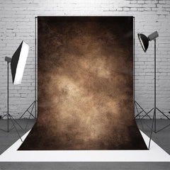 Aperturee - Aperturee Vintage Brown Black Fuzzy Central Spotlight Backdrop