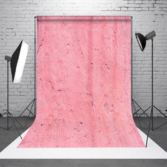 Aperturee - Aperturee Vintage Light Pink Cement Paint Wall Photo Backdrop