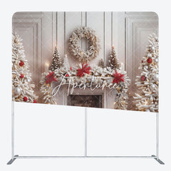 Aperturee - Aperturee Wall Gifts Trees Fireplace Tension Fabric Backdrop