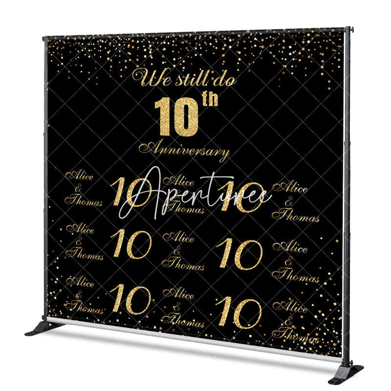 Aperturee - Aperturee We Still Do Anniversary Custom Step And Repeat Banner