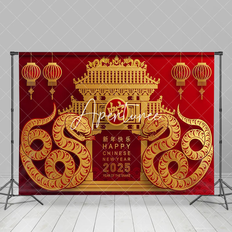 Aperturee - Aperturee Welcome To Celebrate Lunar Year The Snake Backdrop