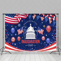 Aperturee - Aperturee White House Usa Flag Stars Inauguration Day Backdrop