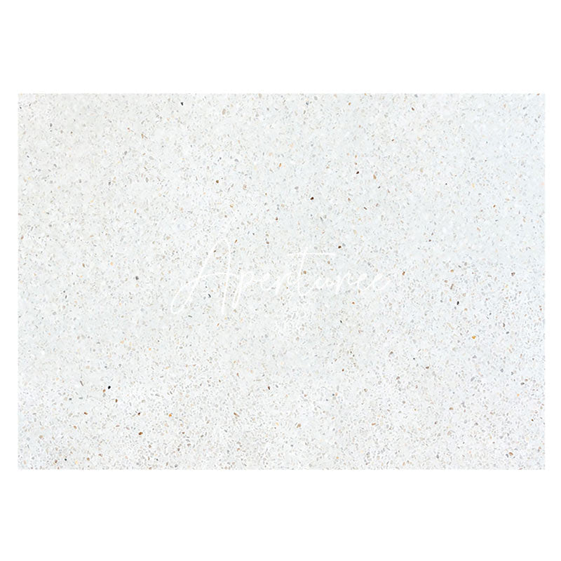 Aperturee - Aperturee White Paving Quartz Stone Pattern Rubber Floor Mat