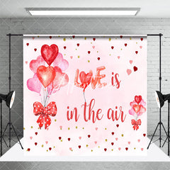 Aperturee - Aperturee White Pink Love Valentines Day Room Set Backdrop