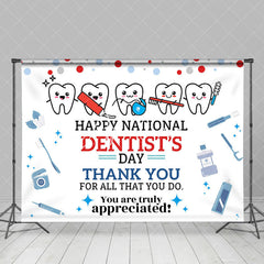 Aperturee - Aperturee White Teeth National Dentists Thank You Backdrop