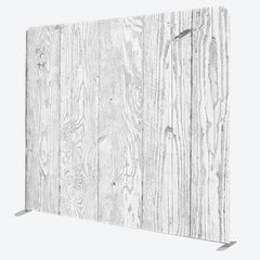 Aperturee - Aperturee White Wood Plank Texture Party Backdrop For Decor