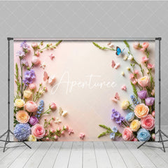 Aperturee - Aperturee Wildflower Blooming Pure Wall Spring Photo Backdrop