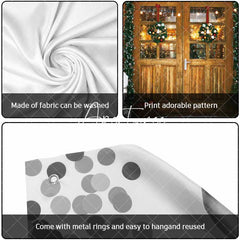 Aperturee - Aperturee Wreath Wood Boutique Christmas Garage Door Banner