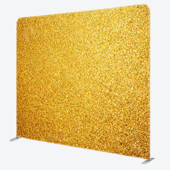 Aperturee - Aperturee Wrinkle Gold Paper Style Sparkle Party Backdrop Cover