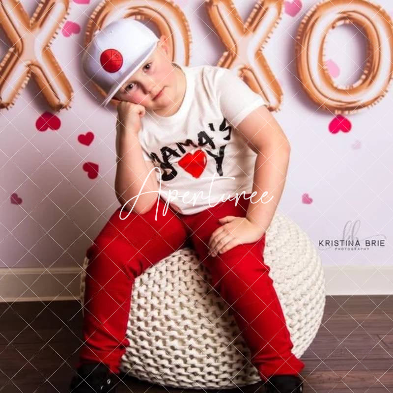 Aperturee - Aperturee XOXO Love Valentine’s Day Photography Backdrop