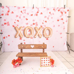 Aperturee - Aperturee XOXO Love Valentine’s Day Photography Backdrop