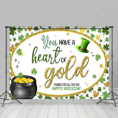 Aperturee - Aperturee You Have A Heart Of Gold Clover Thank You Backdrop