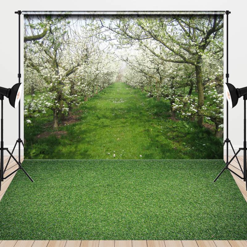 Aperturee - Apple Orchard Flowers Combo Set Photo Backdrop