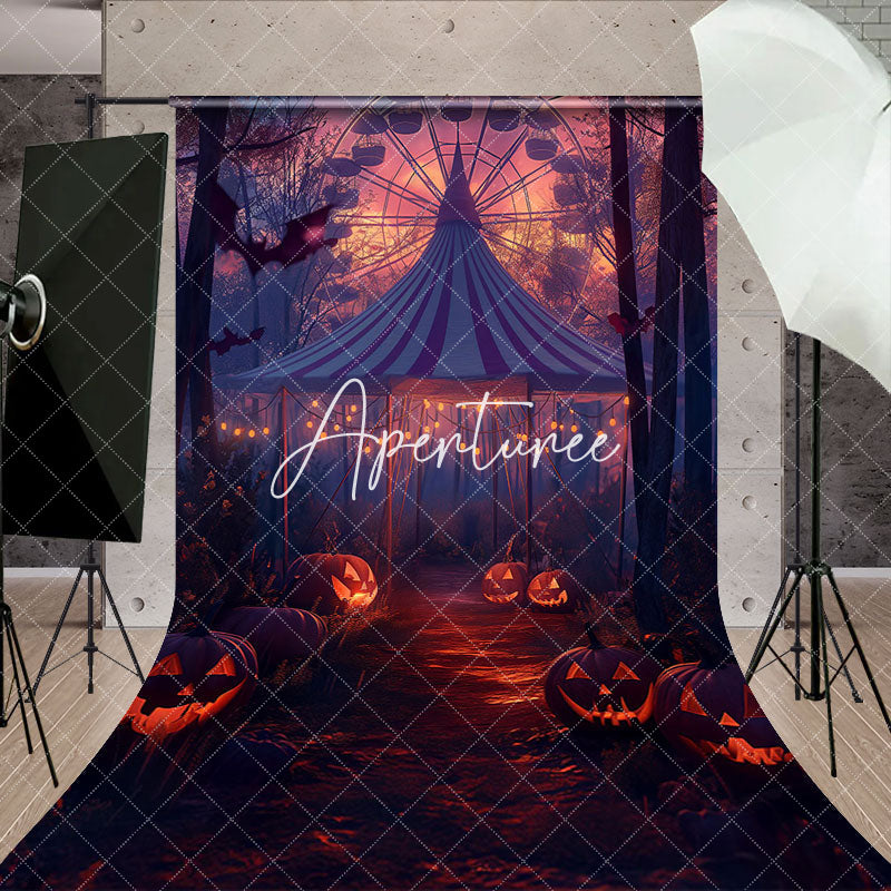 Aperturee - Babychella Halloween Pumpkins Cake Smash Backdrop