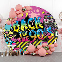 Aperturee - Back To The 90s Funny Disco Musical Party Backdrop