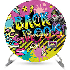 Aperturee - Back To The 90s Funny Disco Musical Party Backdrop