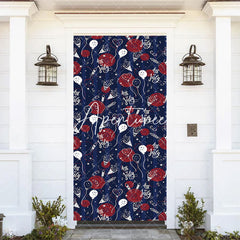 Aperturee - Balloons 4th Of July Independence Day Door Cover