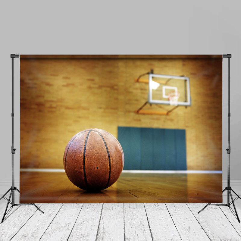 Aperturee - Basketball Floor Court Bokeh Backdrop For Photo Booth