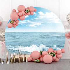 Aperturee Beach Sand Sea Blue Sky Summer Theme Birthday Backdrop