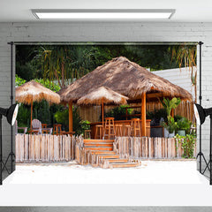 Aperturee - Beach Tropical Bar Summer Seaside Holiday Backdrop