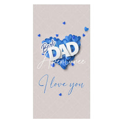 Aperturee - Best Dad I Love You Custom Fathers Day Beach Towel